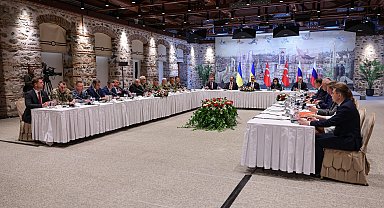 İstanbul - Türkiye - Rusya- Ukrayna görüşmesi başladı-1