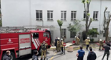 İstanbul- Üsküdar Devlet Hastanesi'nde yangın -1