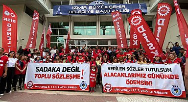 İzmir Büyükşehir Belediyesi şirketlerinden grev kararı