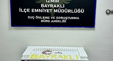 İzmir'de 53 bin sentetik ecza ele geçirildi; 1 gözaltı