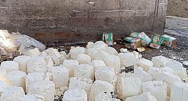 İzmir'de iki soğuk hava deposunda 7 ton 12 kilo bozuk süt ürünü ele geçirildi