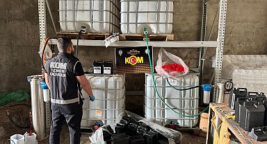 İzmir'de sahte alkol operasyonunda 7 gözaltı