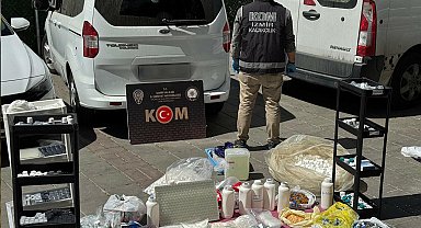 İzmir'de sahte vücut geliştirme ilaçları ele geçirildi: 1 tutuklama