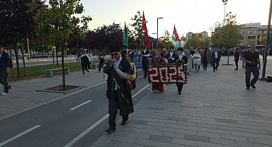 Kafkas kökenli Düzceliler, Çerkes Sürgünü'nün 161'inci yılında yürüyüş düzenledi