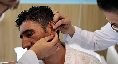 Kavgada ısırılıp koparılan kulak memesi yerine dikildi