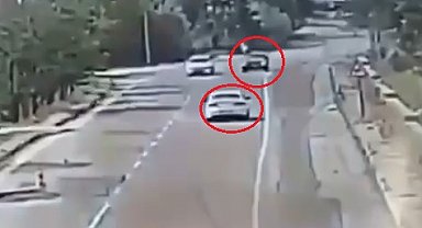 Kayseri'de 2 kişinin öldüğü kaza kamerada