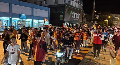 Kırşehir'de Galatasaray'ın şampiyonluk kutlaması