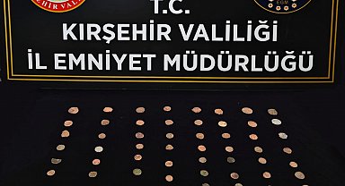 Kırşehir'de tarihi eser operasyonu: 3 gözaltı