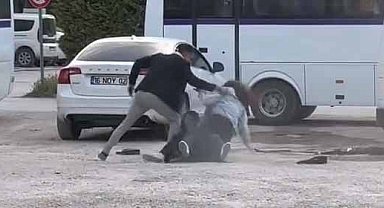 Kızların kavgası kamerada