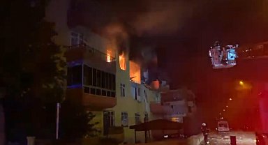 Konya'da bir binanın 3'üncü katında patlama ve ardından yangın: 4 yaralı