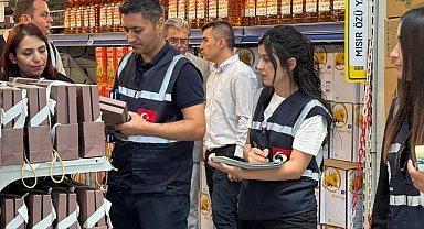 Konya'da Kurban Bayramı öncesi marketlerde denetim