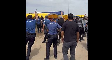 Kurban pazarında denetim kavgası; polis havaya ateş açarak müdahale etti