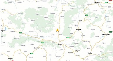 Kütahya'da 4 büyüklüğünde deprem