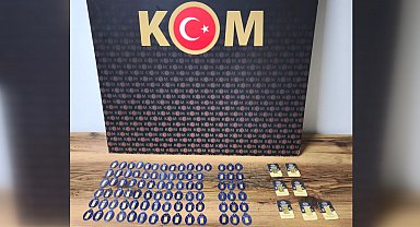 Kuyumcuya 23 sahte gram altın sattı, 74 sahte altınla yakalandı