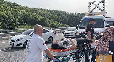 Kuzey Marmara Otoyolu'nda zincirleme kaza: 1'i ağır 5 yaralı
