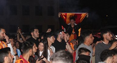 Malatya'da Galatasaray'ın şampiyonluğu kutlandı