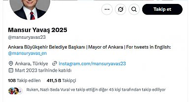 Mansur Yavaş: Hesabım İmamoğlu adına kullanılacak