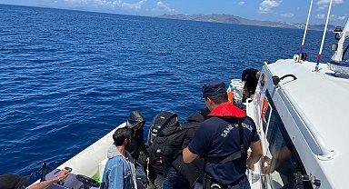 Muğla'da 33 kaçak göçmen kurtarıldı