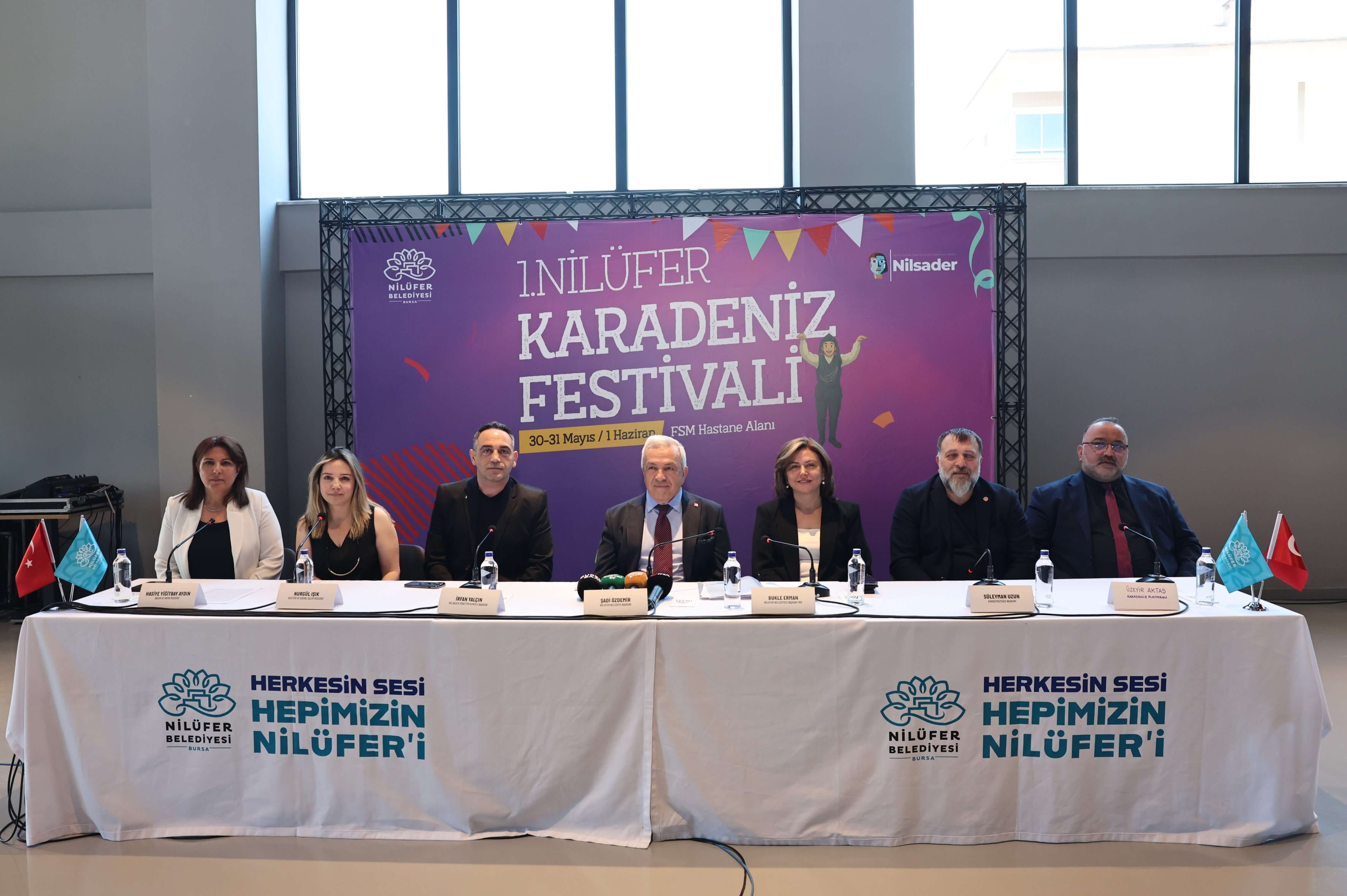 Nilüfer’de Karadeniz Festivali zamanı
