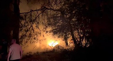 Ormanda ısınmak için yaktığı ateş ağaçlara sıçradı