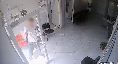 Osmaniye'de aile sağlığı merkezine saldırı kamerada