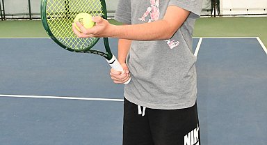 Otizmli Ata, azmiyle 1,5 yılda tenis milli takımına girmeyi başardı