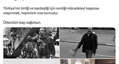 Özgür Özel'den 'Önder' mesajı: Ömrünü barış yolunda harcadığına şahidiz