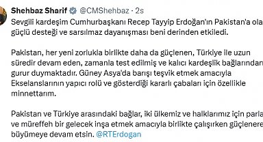 Pakistan Başbakanı Şerif: Türkiye ile devam eden kardeşlik bağlarından gurur duymaktayız