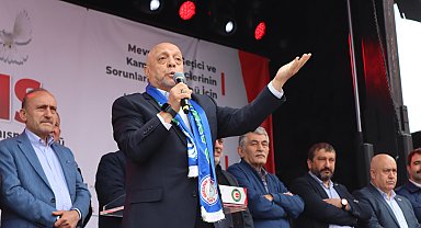 Rize'de 1 Mayıs coşkuyla kutlandı