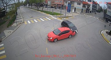 Sakarya'da trafik kazaları KGYS kameralarında