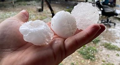 Şanlıurfa'da dolu; tarım arazileri zarar gördü