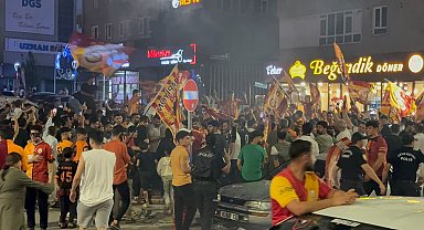Şanlıurfa'da Galatasaray'ın şampiyonluğu coşkuyla kutlandı