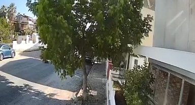 Sokakta yatan köpeği ezip yoluna devam etti; o anlar kamerada