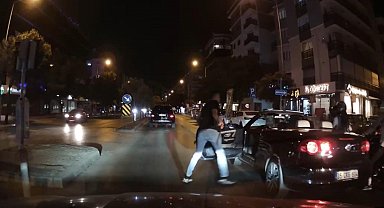 Tartıştığı motosikletlinin üzerine döner bıçağıyla yürüyen sürücü tutuklandı