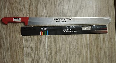 Tartıştığı motosikletlinin üzerine döner bıçağıyla yürüyen sürücü tutuklandı