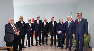 TBMM Başkanı Kurtulmuş, Aksakallar Konseyi ile bir araya geldi