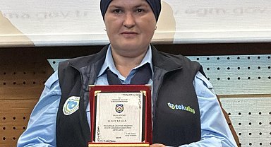 Tekirdağ'da yılın şoförü Şenay Kenar seçildi