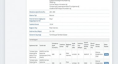 Telefon ve internet tarifeleri e-Devlet'te karşılaştırılabilecek