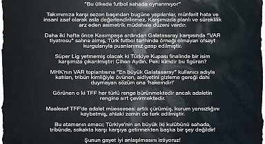 Trabzonspor'dan Türkiye Kupası final maçının hakem atamasına tepki