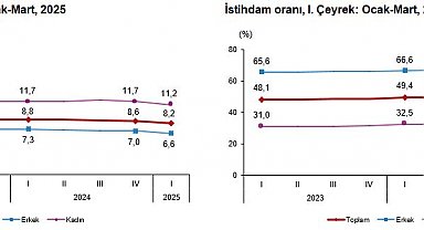 TÜİK: 1'inci çeyrek işsizlik oranı yüzde 8,2 oldu