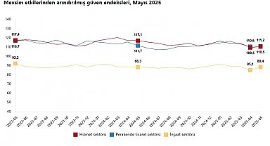 TÜİK: Güven endeksleri mayıs ayında arttı