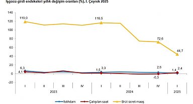 TÜİK: İstihdam endeksi yıllık yüzde 1,4 arttı