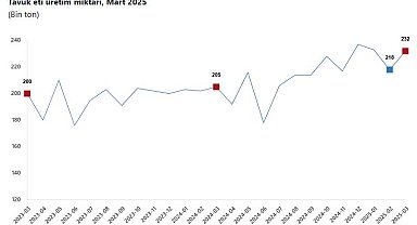 TÜİK: Tavuk eti, yumurta ve içme sütü üretimi arttı