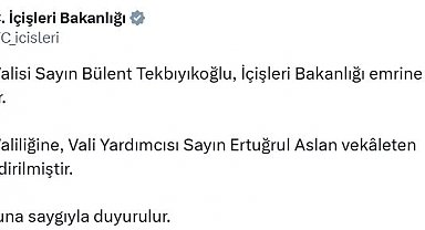 Tunceli Valisi Bülent Tekbıyıkoğlu, merkeze alındı