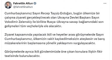 Ukrayna Devlet Başkanı Zelenskiy, Ankara'da