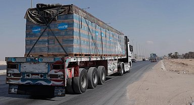 Yardım tırları 81 gün sonra Gazze'ye girdi