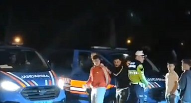 Yarış hazırlığındaki motosikletlilere jandarma baskını