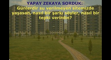 Yaşadıkları su kesintisine dikkat çekmek için yapay zekayla şarkı yaptılar