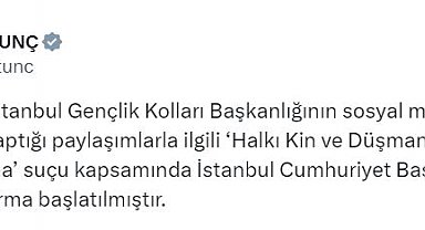 Zafer Partisi İstanbul Gençlik Kolları Başkanlığı hakkında soruşturma