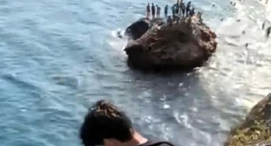 40 metreden suya atlayıp, ağır yaralandı